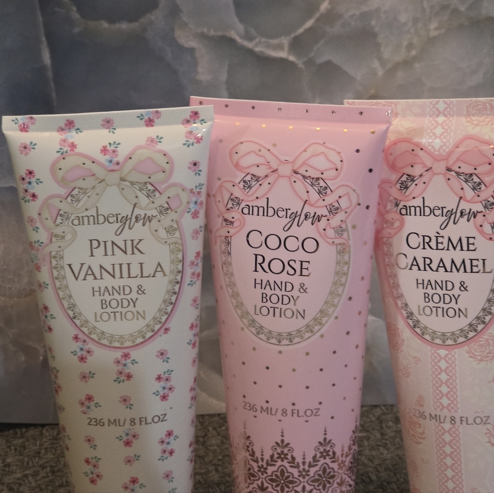 Amber Glow Hand & Body Lotion Set-3pcs - Picture 8 of 10